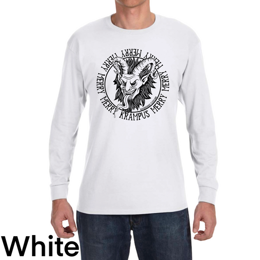 Merry Krampus black and white- HB CLE
